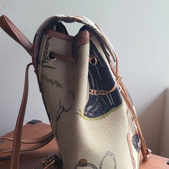 Horse Equestrian Backpack vintage Style - Picture 9 of 12